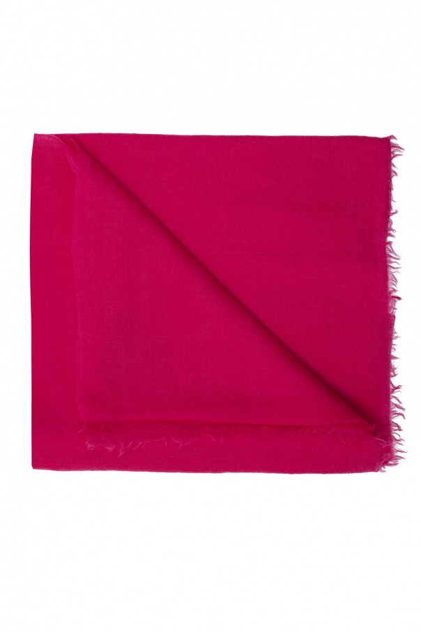 Isabel Marant Logo-patched cashmere scarf